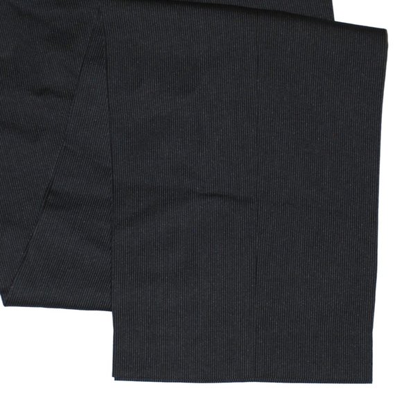 Shaquille O'Neal Mini Striped Flat Front Dress Pants Charcoal 34 x 34 - Picture 4 of 5